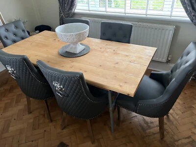 wooden dining table bespoke  - Image 1 of 4