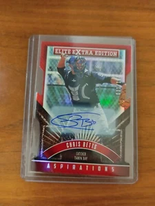 2015 Panini Elite Extra Edition Aspirations Tampa Bay Chris Betts auto 11/100 - Picture 1 of 2