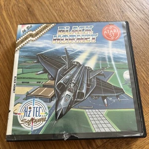Black Hornet Atari ST Spiel selten in harter schwarzer Box funktioniert einwandfrei komplett - Bild 1 von 9