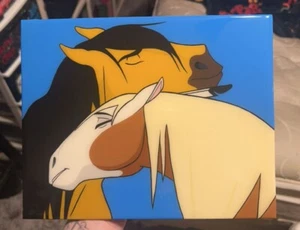Painting of spirit and rain from the movie Spirit: Stallion of the Cimarron - Picture 1 of 2