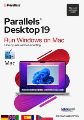 Parallels Desktop 19 Standard für Mac Vollversion 1 Jahr DE / ML Download NEU - Bild 1 von 4