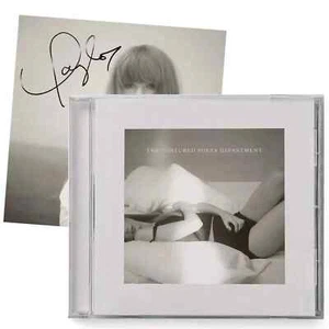 Tortured Poets Department CD + Bonus Track The Manuscript With Hand Signed Photo - Picture 1 of 1