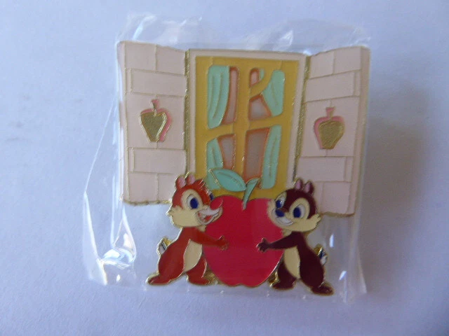 Disney Tauschen Pins 164060 Japan - Chip Und Dale - Rot Apple - Schnee White's - Bild 1 von 1