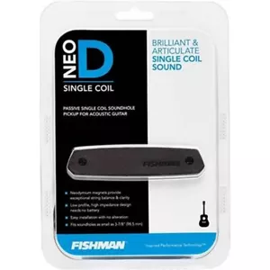 Fishman NEO-D Single Coil Acoustic Soundhole Passive Pickup, PRO-NEO-D01 - Picture 1 of 4