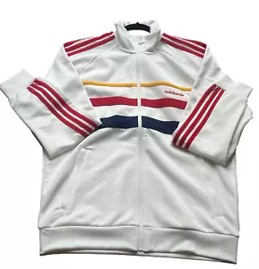 Adidas The First TT Track Top weiß rot 3-Streifen Jacke IW3233 Full Zip Herren M - Bild 1 von 10