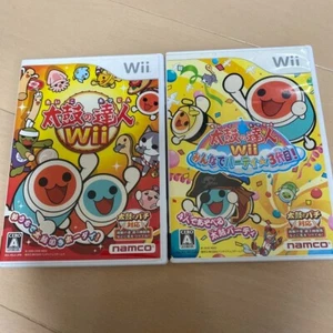 Taiko no Tatsujin Wii & Minna de Party 3 daime Nintendo Wii Japanese ver Tested - Picture 1 of 4
