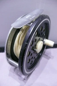 GARCIA WF 25 FLY REEL w/LINE & BACKING-3.75" DIAMETER-RIGHT HAND WIND-JAPAN-USED - Picture 1 of 8