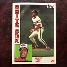 1984 Topps TIFFANY Set RUDY LAW #47 CHICAGO WHITE SOX ** MINT ** HIGH GRADE **