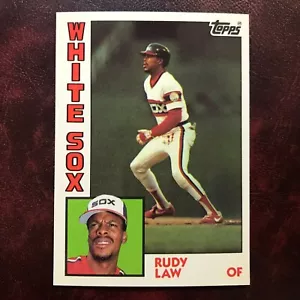 1984 Topps TIFFANY Set RUDY LAW #47 CHICAGO WHITE SOX ** MINT ** HIGH GRADE ** - Bild 1 von 2