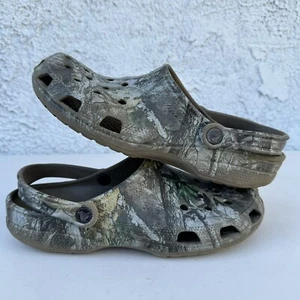 Crocs Classic Realtree Edge Camouflage Clog Sport Herren Größe 11 LESEN - Bild 1 von 9
