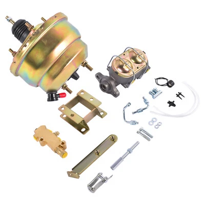 Front Power Disc Brake Conversion Kit Drilled Rotors for Chevy Bel Air 1955-1957 - Image 1 of 4