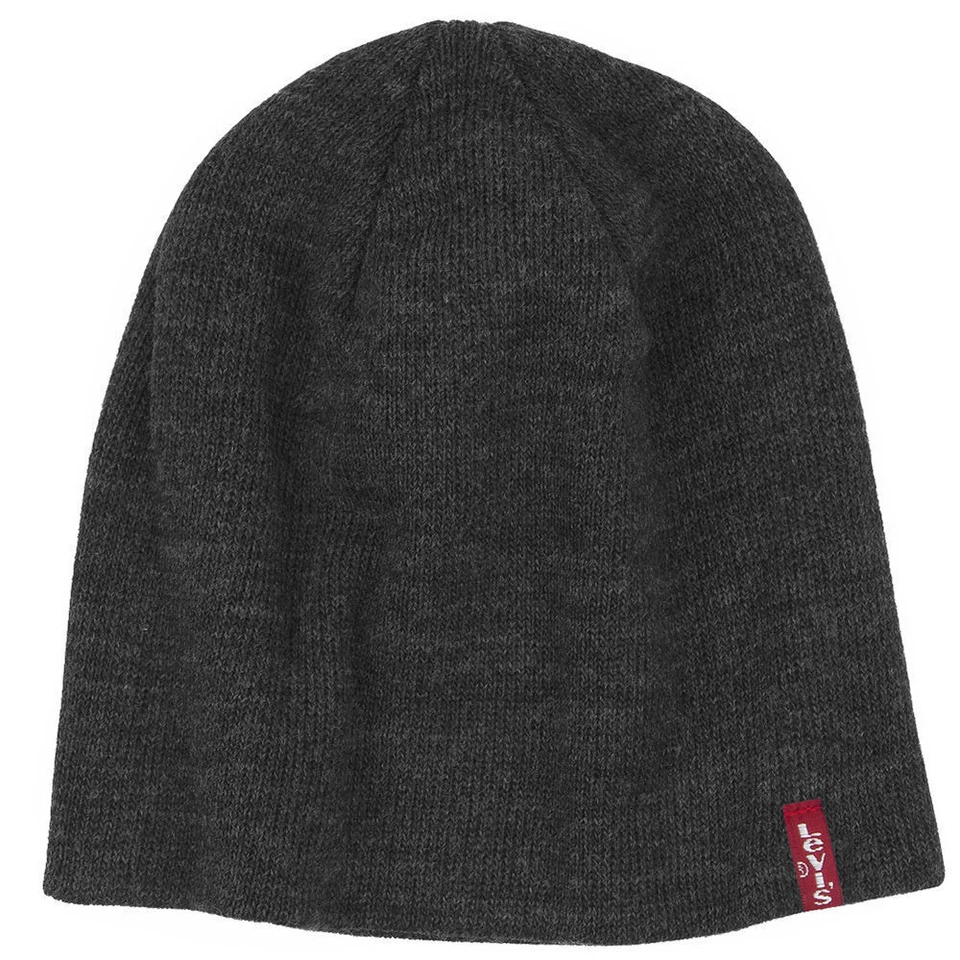 LEVIS RED TAB GORRO DE LANA / SOMBRERO DE FRIJOL ESTILO OTIS - GRIS OSCURO  Foto 1 de 1