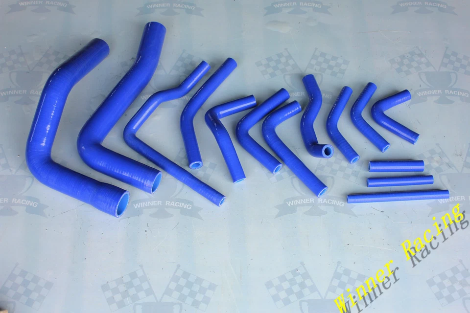 Mangueras de silicona AZUL Fit Toyota Land Cruiser HJ61 12H-T 4,0 L 12 V TD 1985-1990 Foto 1 de 4