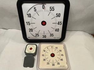 Three (3) Time Timer Alarm 60 Minute Visual Kids Learning Elementary Therapy - Picture 1 of 6