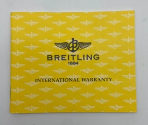 Folleto de garantía internacional Breitling #1329 - Imagen 1 de 6
