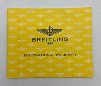 Breitling International Warranty Booklet #1329 - Immagine 1 di 4