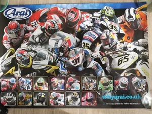 Arai Helm Poster signiert Jonathan Rea - Bild 1 von 2