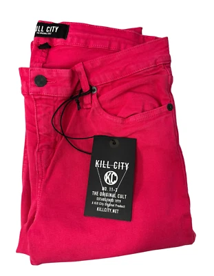 JEANS DENIM KILL CITY JUNKIE FIT ROSA CALIENTE Foto 1 de 4