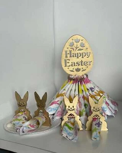 Napkins holder 11”tall| Easter bunny | Table setting| Gift for her| Kitchen - Picture 1 of 3