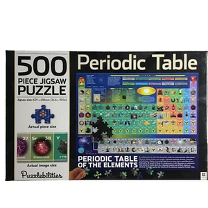 Rompecabezas Tabla Periódica de Elementos 500 Piezas Nuevo Precintado Puzzlebilidades - Imagen 1 de 3