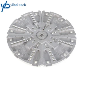 8-1/4" Jumbo Jaws Set Wood Lathe Chucks Turn Bowls Plates (4) Plates With Grips - Picture 1 of 9