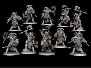 Beastmen Wildhorns - Wargames - 9th age - dnd - tabletop gaming - old world - Imagen 1 de 3