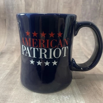 American Patriot Diner Coffee Mug Bill O'Reilly Show Cup Heavy Ceramic USA  - Image 1 of 4