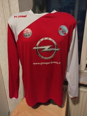 Maillot Foot Vintage RC Strasbourg Hummel N.7 Opel Sport 2000 T. L ,XL - Photo 1/4