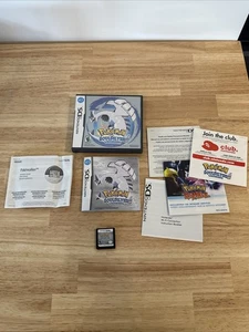 POKEMON SOULSILVER NINTENDO DS CIB w/ case & manuals *AUTHENTIC* NO POKE WALKER - Picture 1 of 4