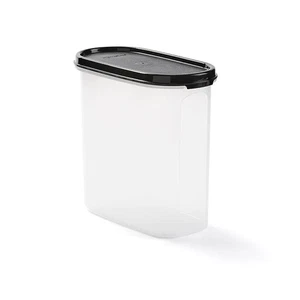 New Tupperware Modular Mates Oval # 3 with Black Plain Seal 1.68ml Container - Bild 1 von 1