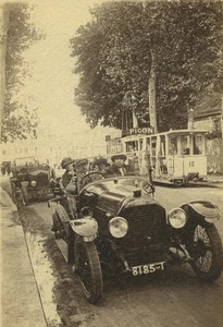 Frankreich Old Bangers Auto & Straßenbahn Picon altes Schnappschuss Foto 1930 - Bild 1 von 3