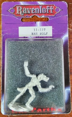 Man Wolf (1992, Ral Partha 11-117) AD&D2e Ravenloft MINI nib Tweet collection - image 1 of 3