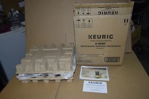 Neu! Keurig "K-Mini" Mattschwarz Single Serve Kaffeemaschine mit Box - Bild 1 von 4