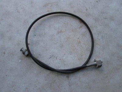 Harley-Davidson Early Speedometer Cable w/Black Vinyl Wrap Panhead FL FLH - Image 1 of 3