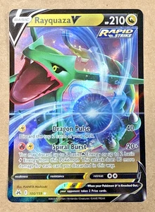 Pokemon Rayquaza V #100/159 Crown Zenith Ultra Rare Holo NM - Picture 1 of 2