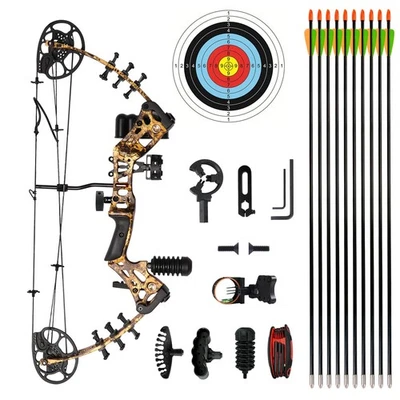 Youth Compound Bow Set 15-45 Lbs for Teens and Beginner, Package with Archery... - Image 1 of 4