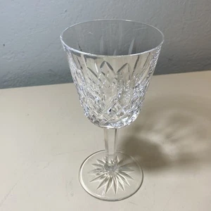 Waterford Lismore Crystal Claret Wine Glass ~ 5 3/4” Tall x 3” D - Picture 1 of 5