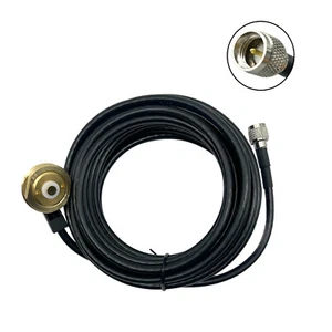Podstawa anteny do montażu NMO z kablem RG58 5M mini wtyczka UHF do mobilnego radia samochodowego - Zdjęcie 1 z 5