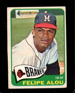 1965 TOPPS #383 FELIPE ALOU VG+ BRAVES *X103354