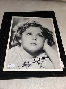 Foto Shirley Temple Firmata Nera 8x10 Attrice Bambina Autografa JSA 1987 Rara - Foto 1 di 6