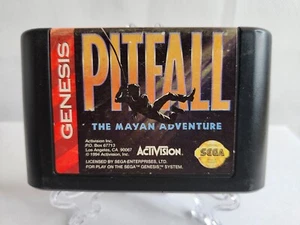 Pitfall: The Mayan Adventure( Sega Genesis, 1994) Cleaned Tested Video Game - Picture 1 of 3