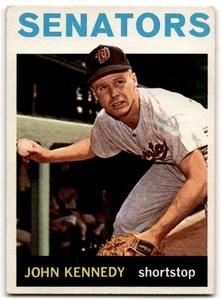 1964 Topps Baseball John Kennedy RC Washington Senators #203