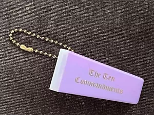 Vintage Viewfinder Keychain Key Ring Ten Commandments Religious Church Worship - Picture 1 of 20