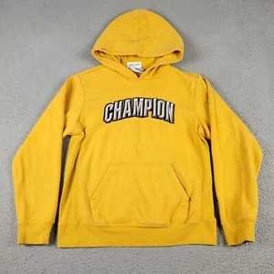 Champion Sweater Boys Large Yellow Pullover Hoodie Sweatshirt Kids/Youth * - Picture 1 of 10