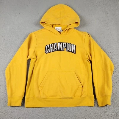 Champion Suéter Niños Grande Amarillo Pullover Sudadera con Capucha Niños/Jóvenes * Foto 1 de 4