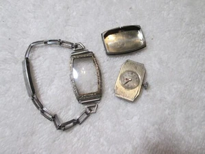 Reloj Pulsera Mecánico Vintage Hallmark Damas Blancpain 14k Blanco GF Art Deco - Imagen 1 de 9