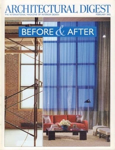 Architectural Digest February 2002 Before & After  021617DBE - Picture 1 of 1