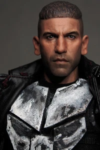 Custom 1/6 Scale Jon Bernthal Punisher Frank Castle Head Sculpt - Picture 1 of 11