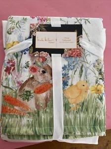 Nicole Miller Easter Tablecloth 60 X 120 Chicks Bunny New - Picture 1 of 2