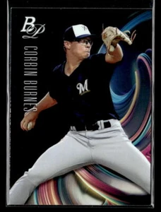 Corbin Burnes - 2018 Bowman Platinum Top Prospects #TOP-88 Milwaukee Brewers - Picture 1 of 2